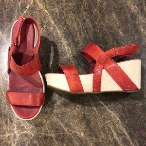 Red Antelope Sandals. Size 39